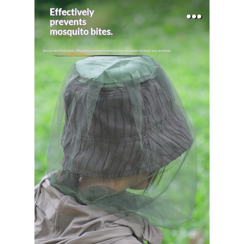 Outdoor Camping Mosquito Net - Hot Sale intrekbare klamboe hoed anti-insect