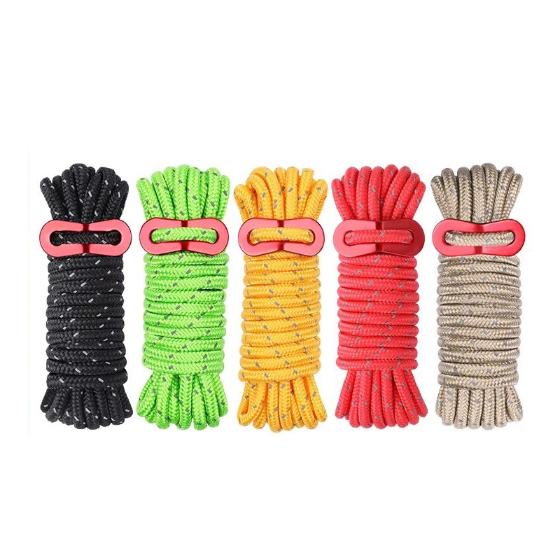 Outdoor Camping Guy - 4m reflecterende scheerlijnen tentkoord dia 4