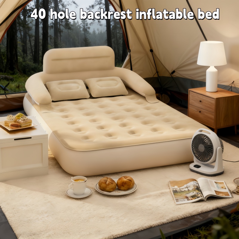 Outdoor Camping Quilt - Opblaasbaar tweepersoons campingbed voor buitengebruik, met