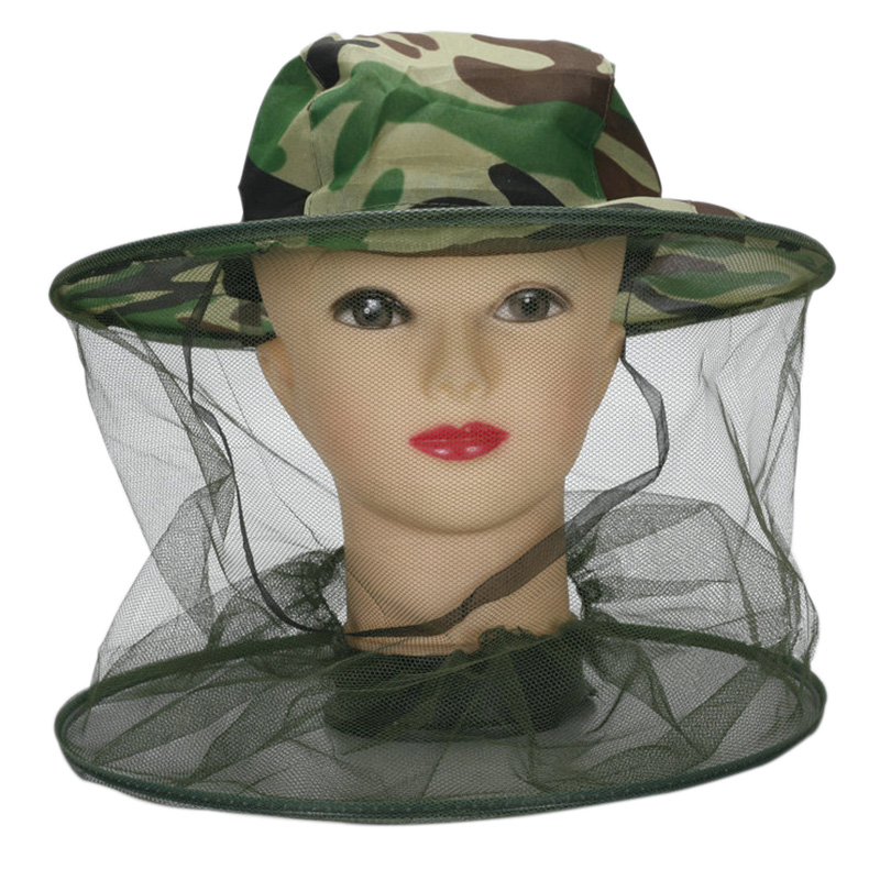 Outdoor Camping Mosquito Net - Anti-muggen vissersmuts insecten muggennet gaas ademend