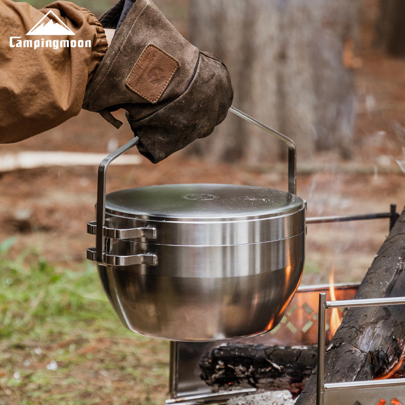 Outdoor Camping Oven - Multifunctionele campingpot - 304 robuuste roestvrijstalen