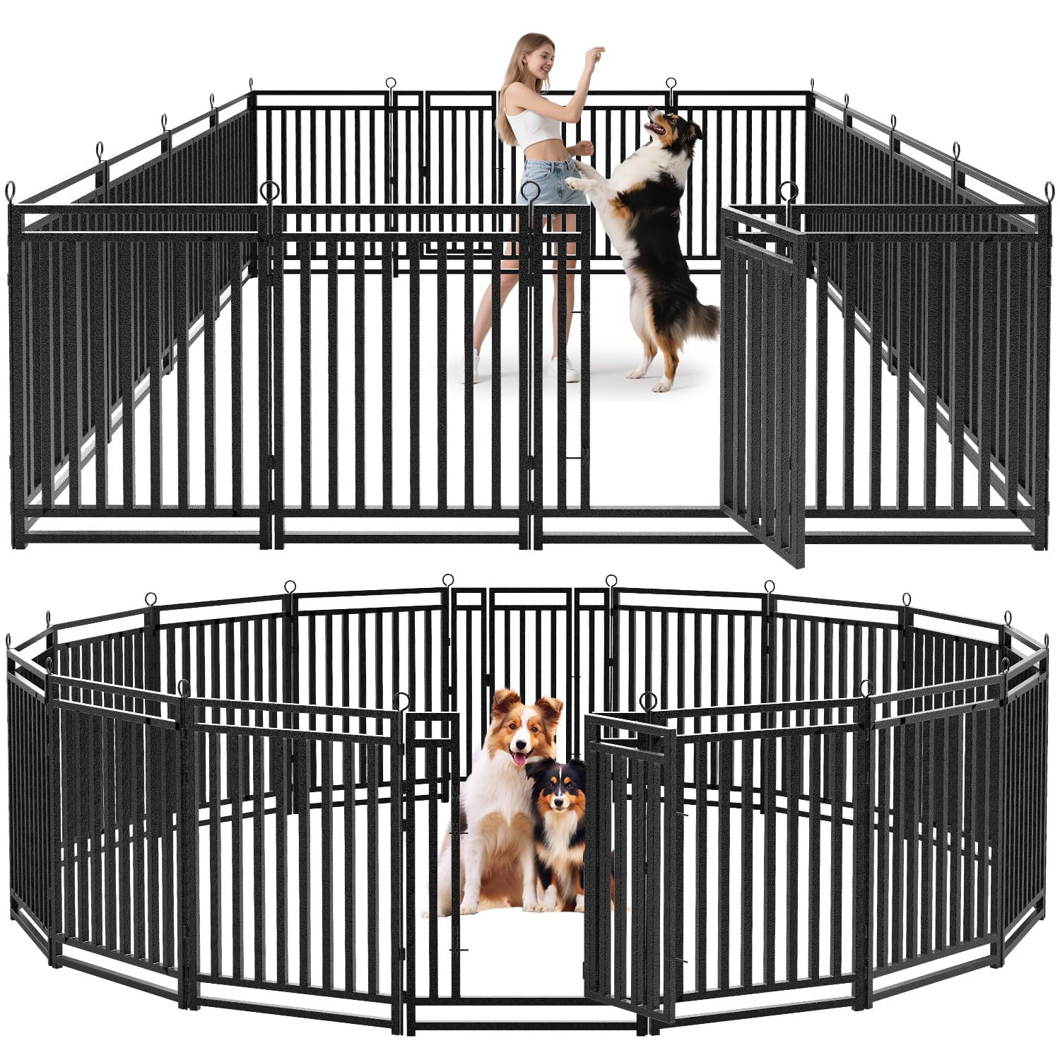 Outdoor Camping Dog Fence - Versterkte buitenhondenhek 40