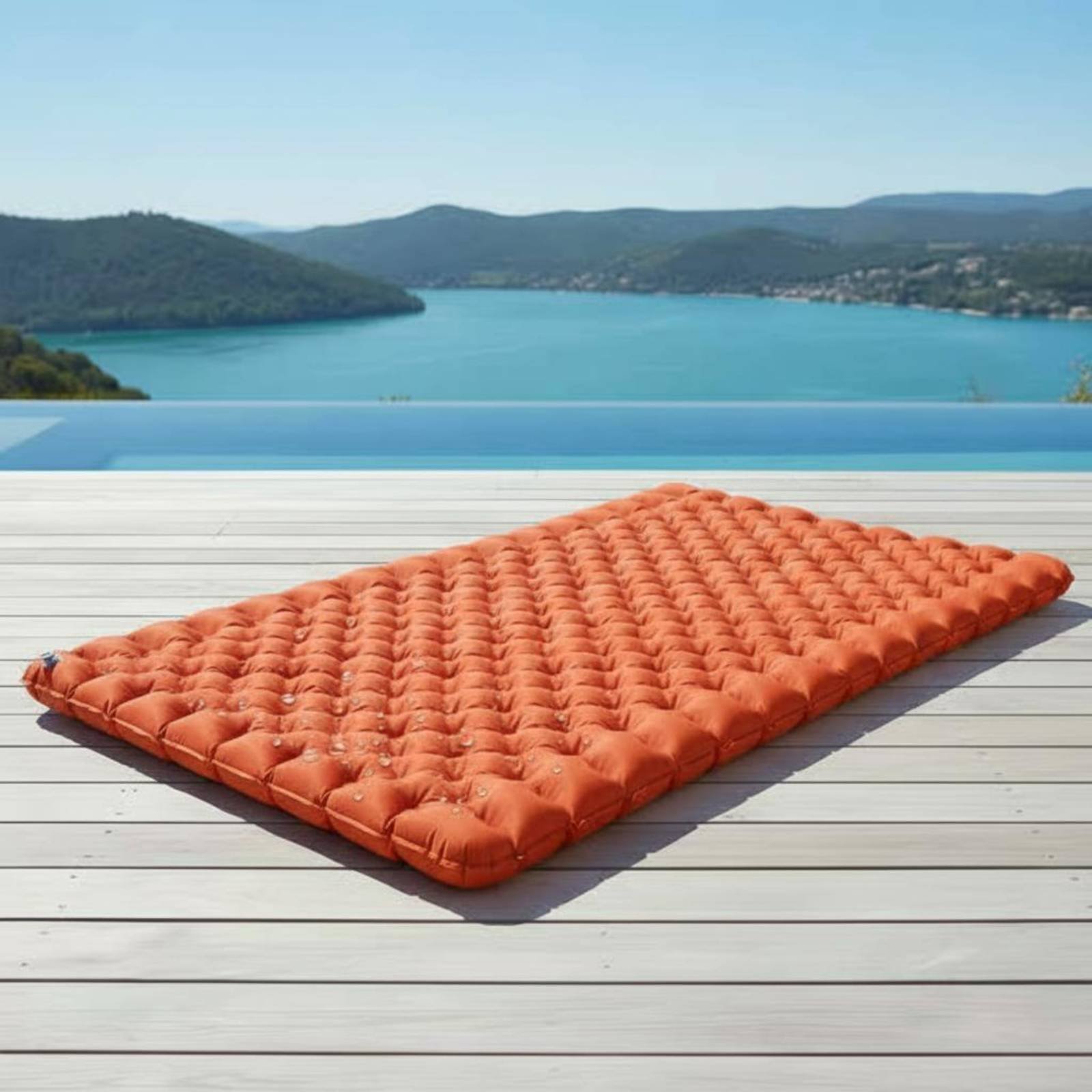 Outdoor Camping Mat Waterproof - Opblaasbare campingmat Nylon TPU Opblaasbaar slaapmatje
