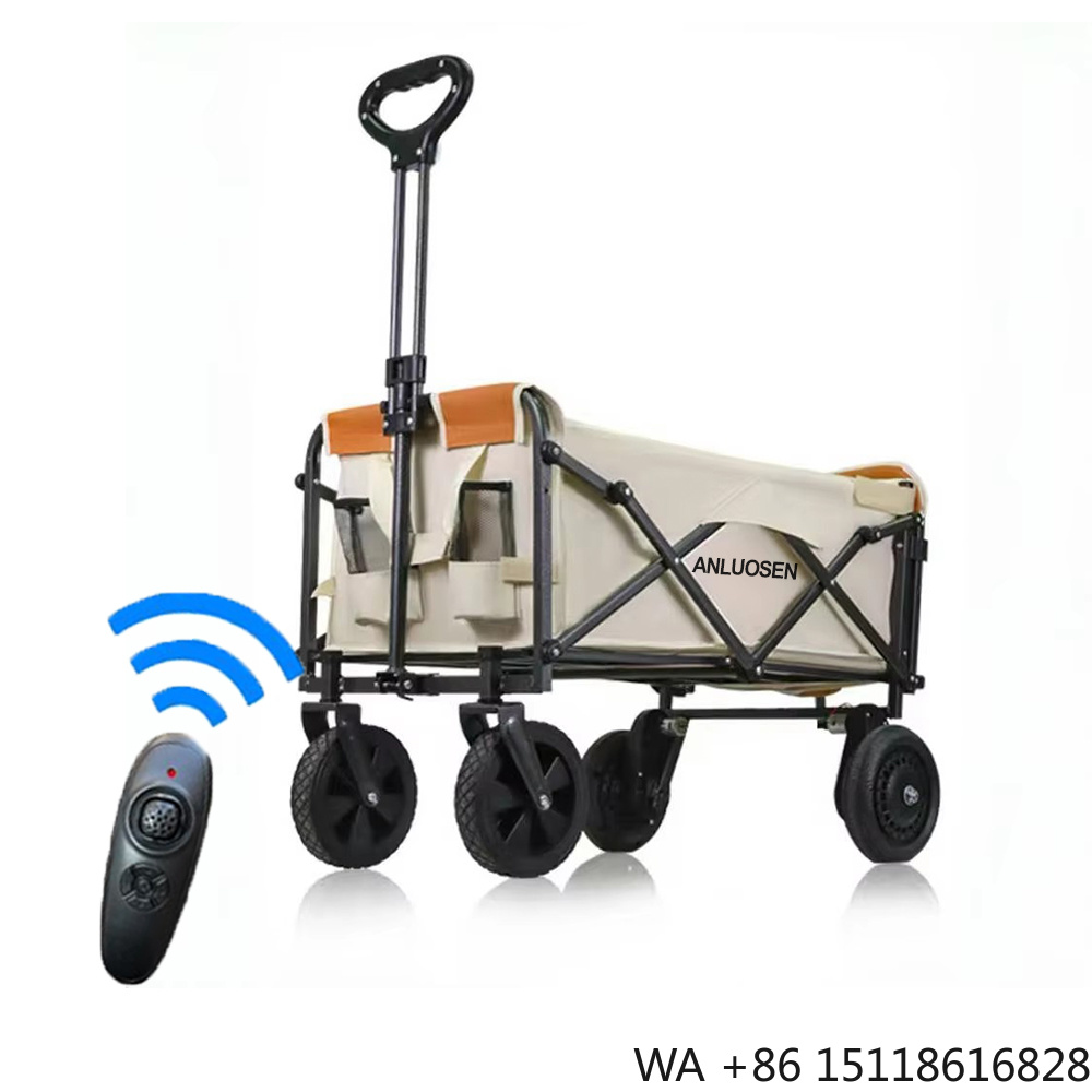 Outdoor Camping Wagon - Elektrische Campingwagen Karretje Opvouwbaar 2000mAh Elektrisch