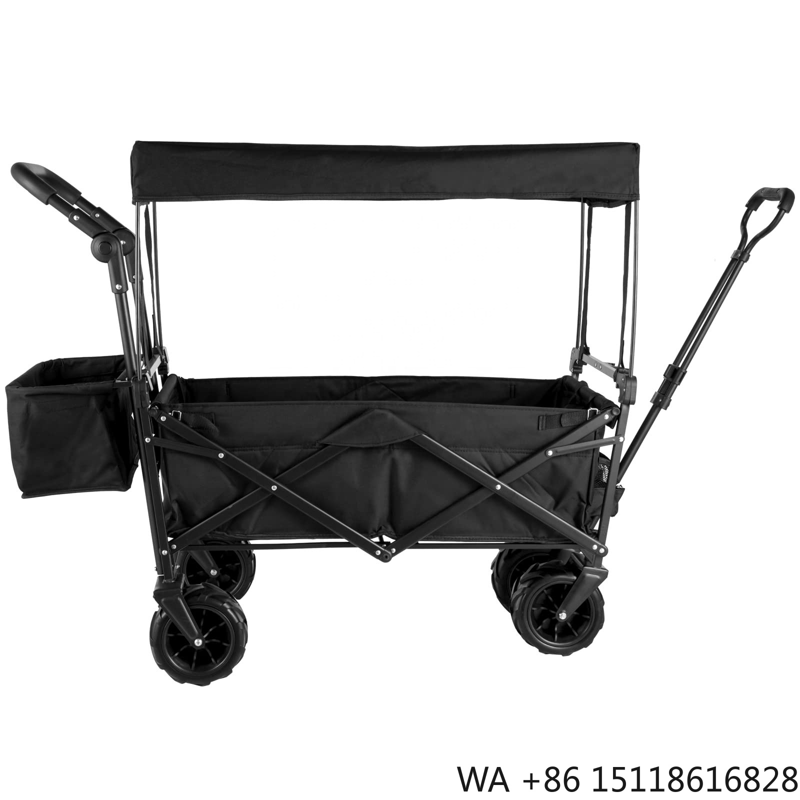 Outdoor Camping Wagon - Vouwwagen voor buitenkamperen, opvouwbare transportkar met