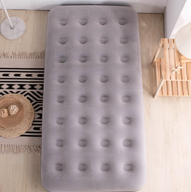 Outdoor Camping Couch - Draagbaar, gevlokt opblaasbaar luchtbed, enkelvoudig opklapbed