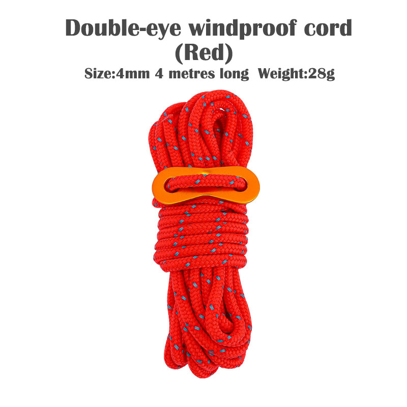 Outdoor Camping Guy - Tenttouwen 4 mm reflecterend koord Guy