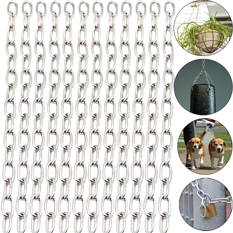 Outdoor Camping Dog Fence - Roestvrijstalen kettingen Sling Long Loop Chain
