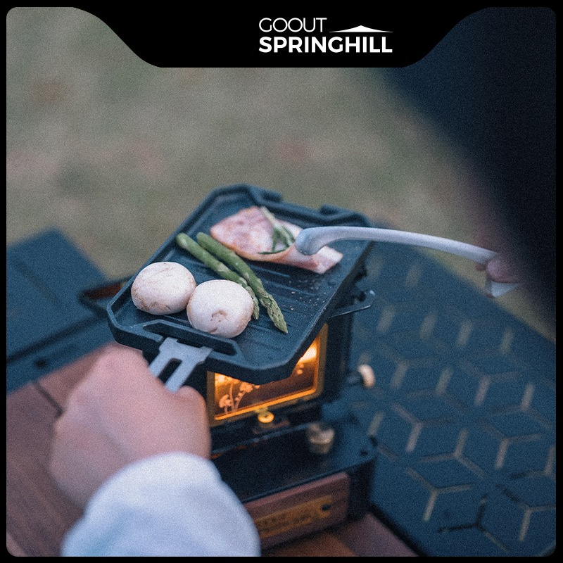 Outdoor Camping Oven - COOUT SPRINGHILL Outdoor Mini Grillpan Lichtgewicht