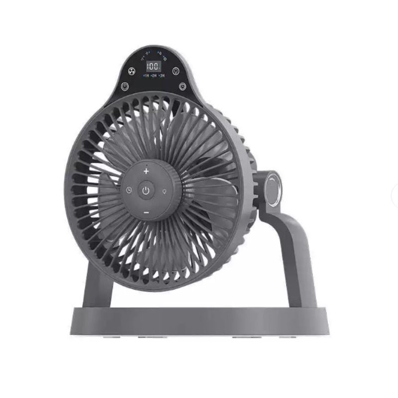 Outdoor Activities In Camping - Multifunctionele buitenventilator met geïntegreerde verlichting, draagbaar