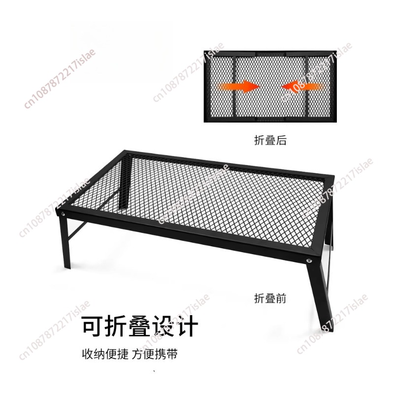 Outdoor Activities In Camping - Draagbare ultralichte metalen opklaptafel voor buitenactiviteiten,