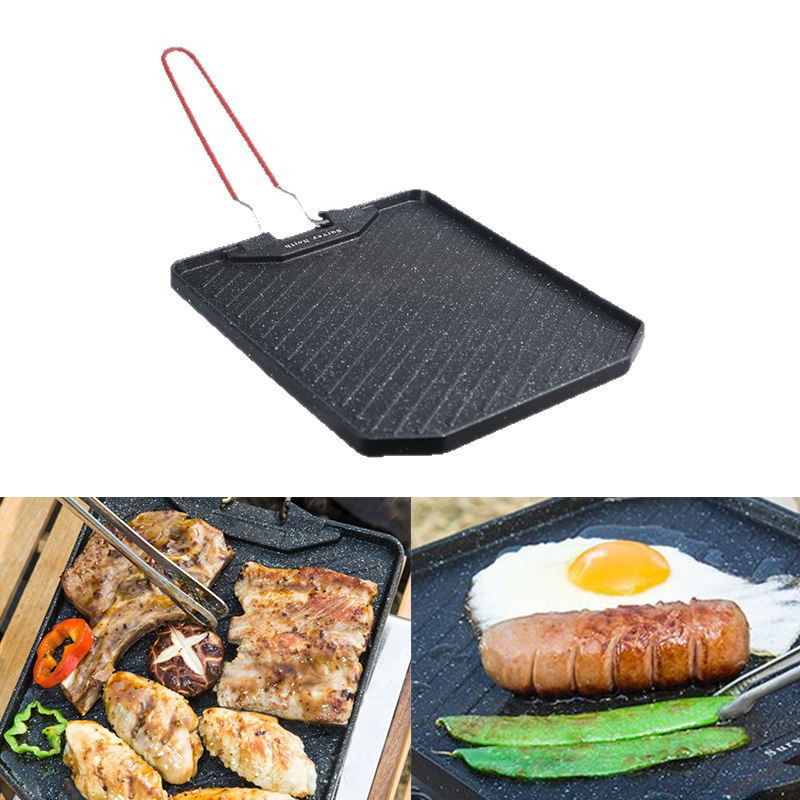 Outdoor Camping Oven - Outdoor camping barbecuepan Huishoudelijke koekenpan met