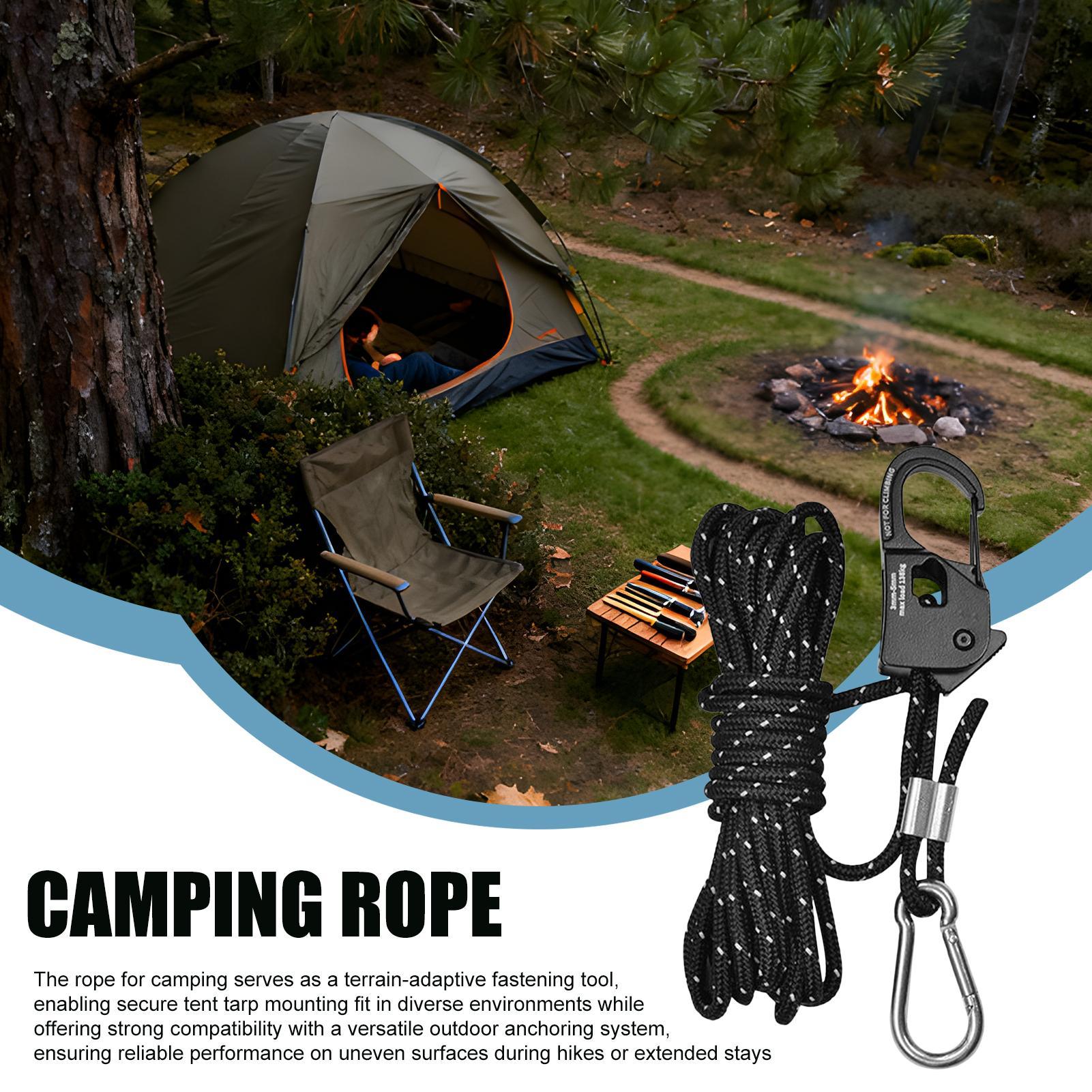 Outdoor Camping Guy - Reflecterende nylon kampeertouw tentlangekabel met koordgesp