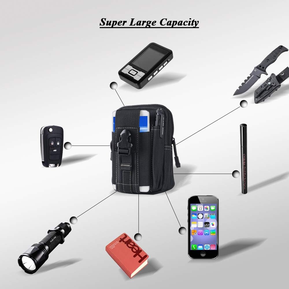 Tactische Molle Belt Pouch Mil - Outdoor Camping Hiking recensie en prijs