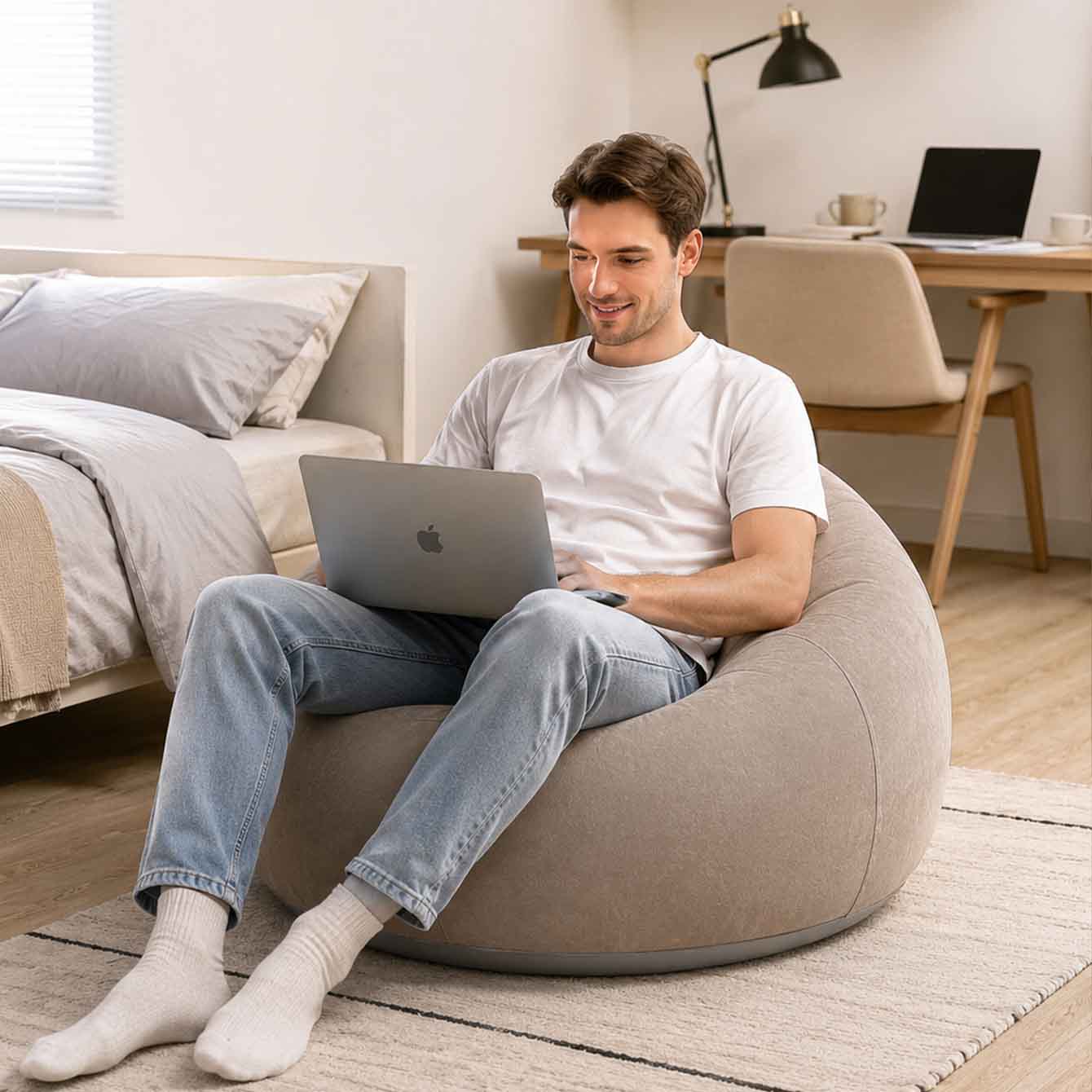 1PC Opblaasbare Zitzakstoelen  - Outdoor Camping Couch recensie en prijs