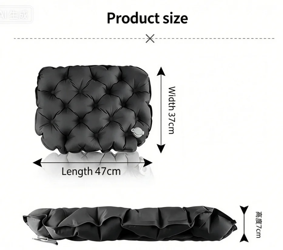 Draagbaar opblaasbaar zitkusse - Outdoor Camping Mat Waterproof recensie en prijs