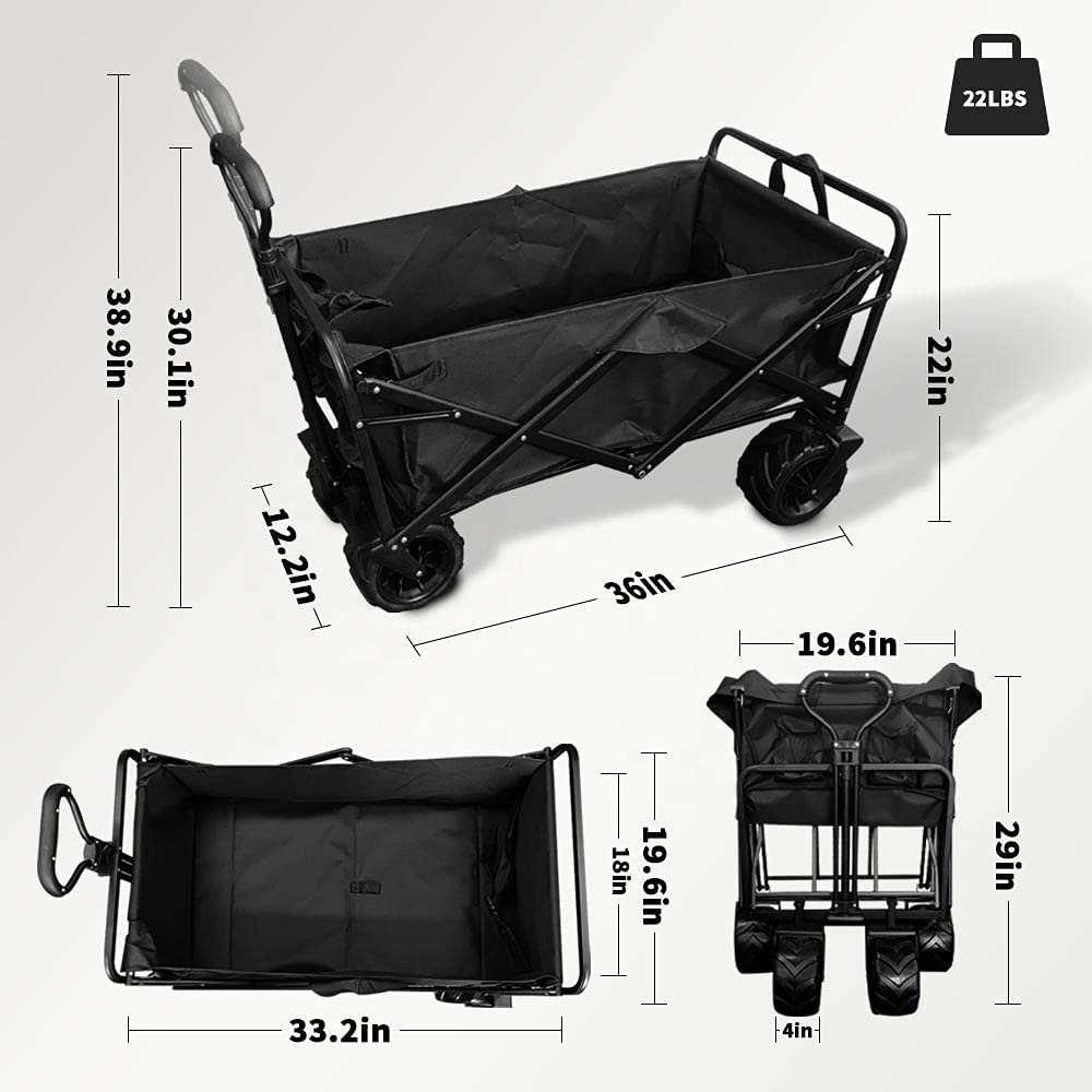Nieuwe grote capaciteit grote  - Outdoor Camping Wagon recensie en prijs