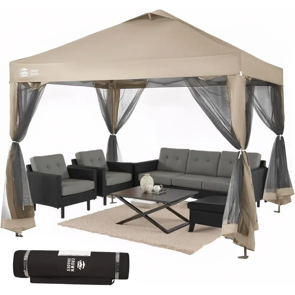 10x10 Muskietennet Gazebo met  - Outdoor Camping Mosquito Net recensie en prijs
