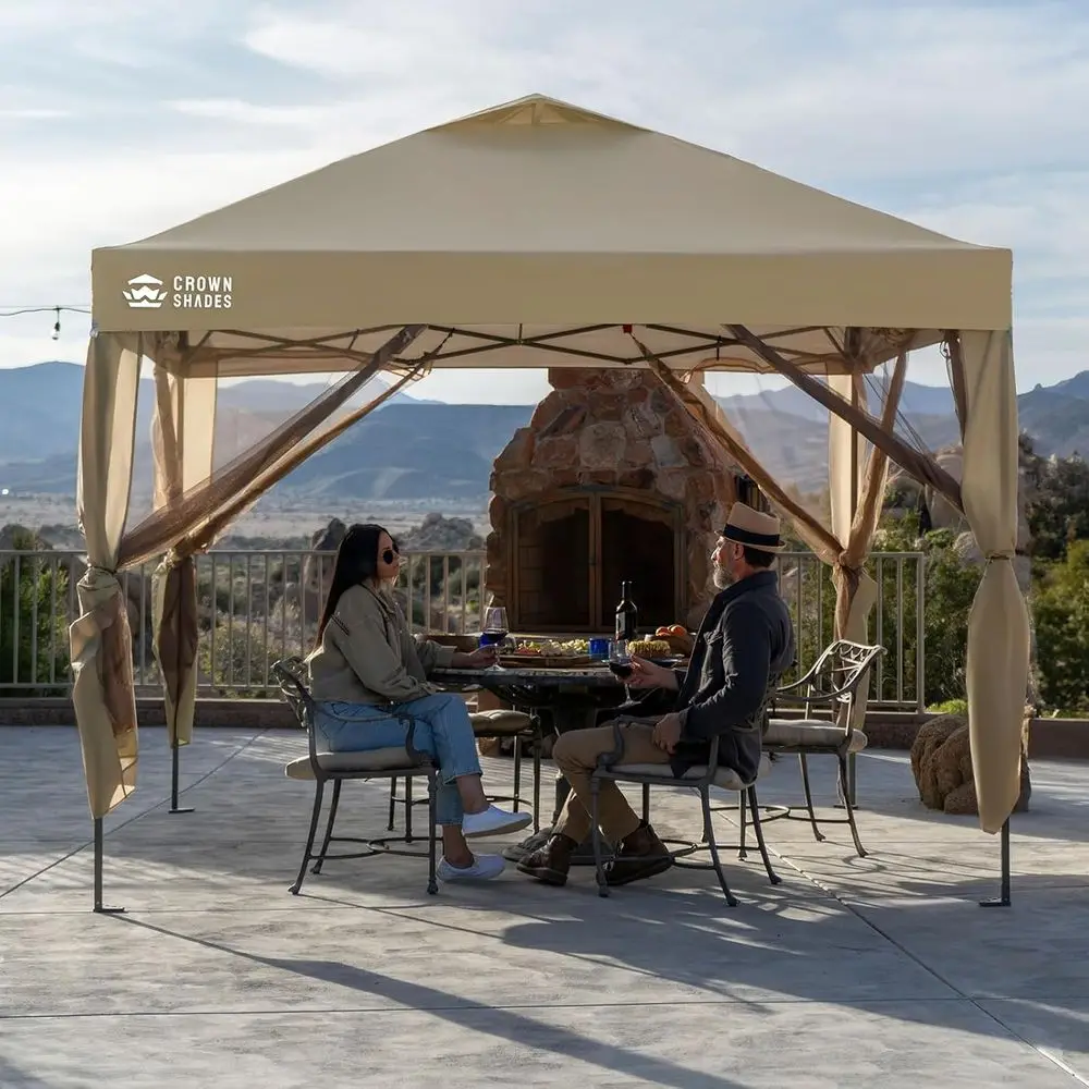 10x10 Muskietennet Gazebo met  - Outdoor Camping Mosquito Net recensie en prijs