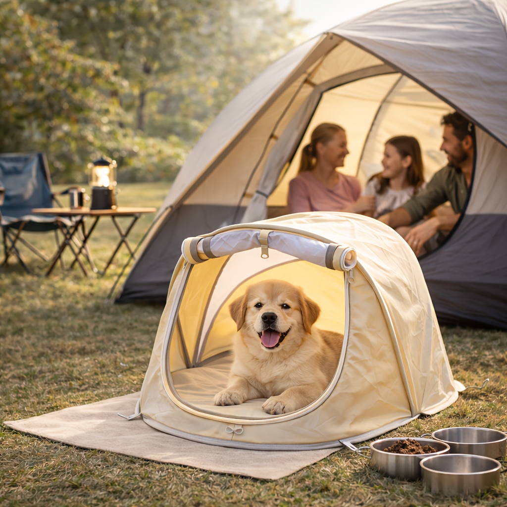 Opvouwbare dieren tent, draagb - Outdoor Camping Dog Fence recensie en prijs