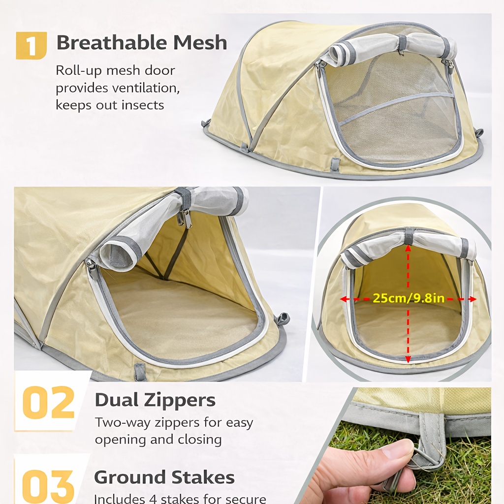 Opvouwbare dieren tent, draagb - Outdoor Camping Dog Fence recensie en prijs