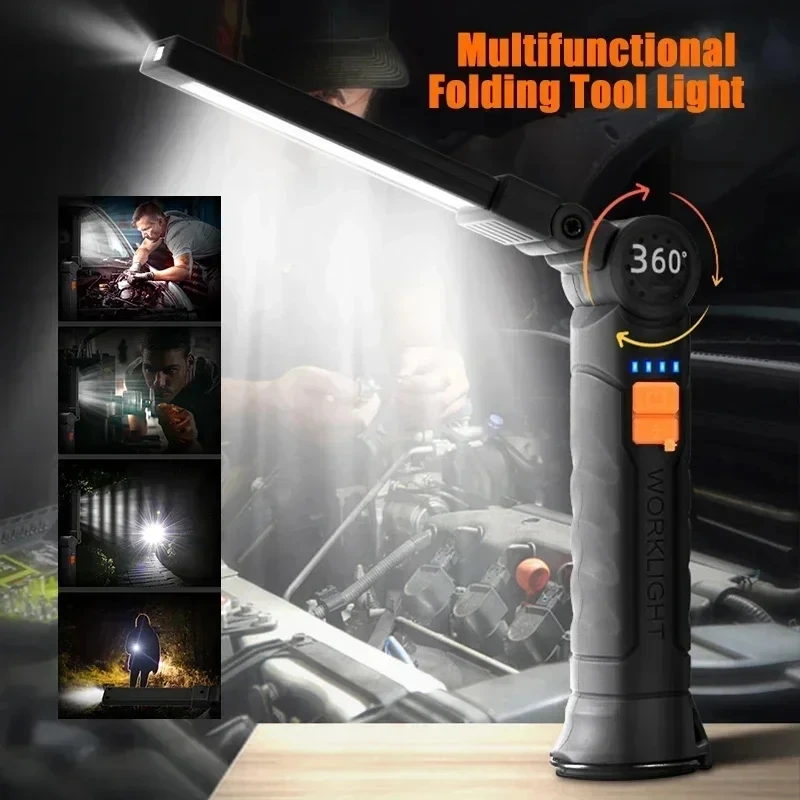 Draagbare COB LED-zaklamp USB  - Outdoor Camping Decor recensie en prijs
