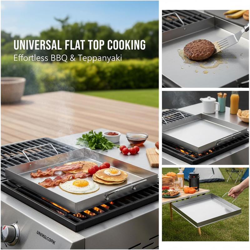 Universele platte bakplaat 18x - Outdoor Camping Food recensie en prijs