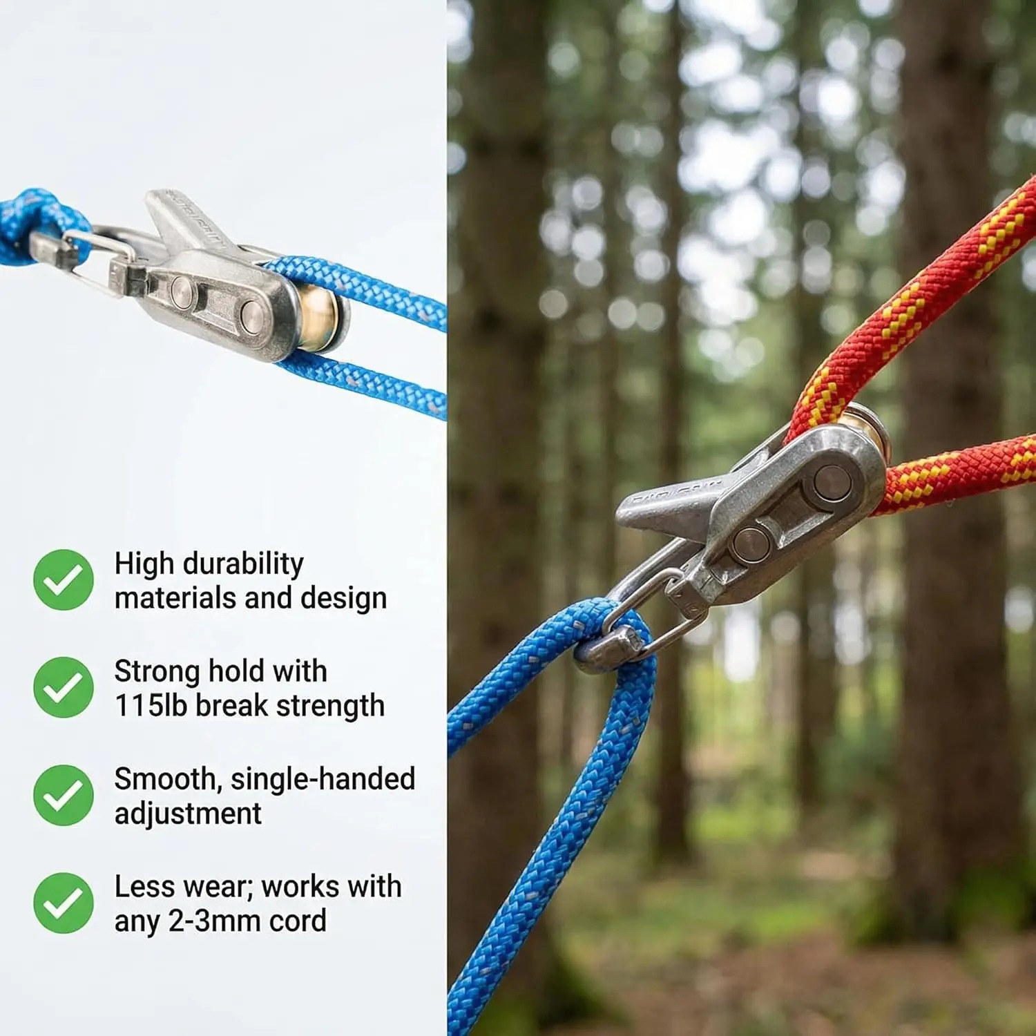6 stuks Paracord touwspanner k - Outdoor Camping Guy recensie en prijs