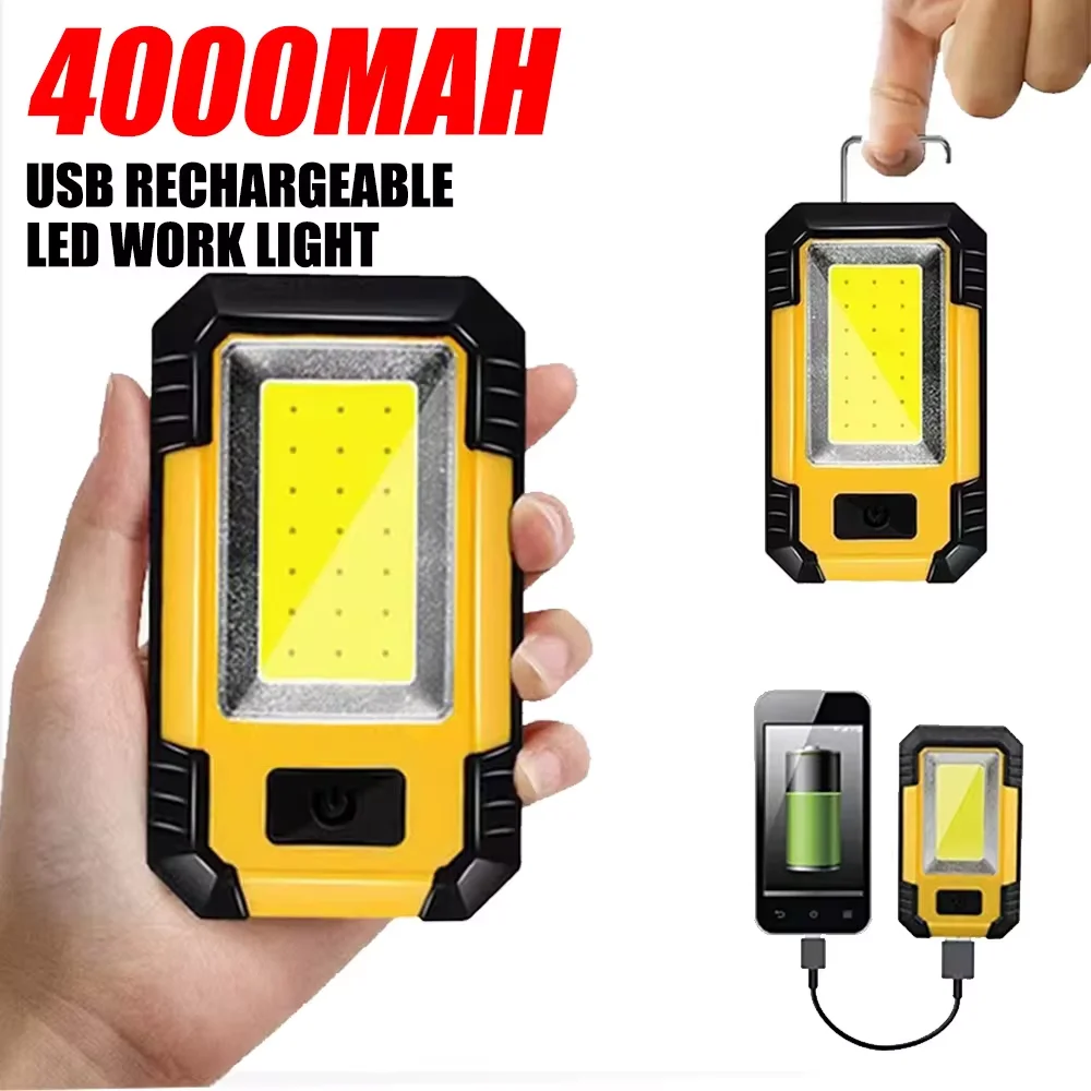 Oplaadbare 4000mAh werklamp, s - Outdoor Camping Decor recensie en prijs