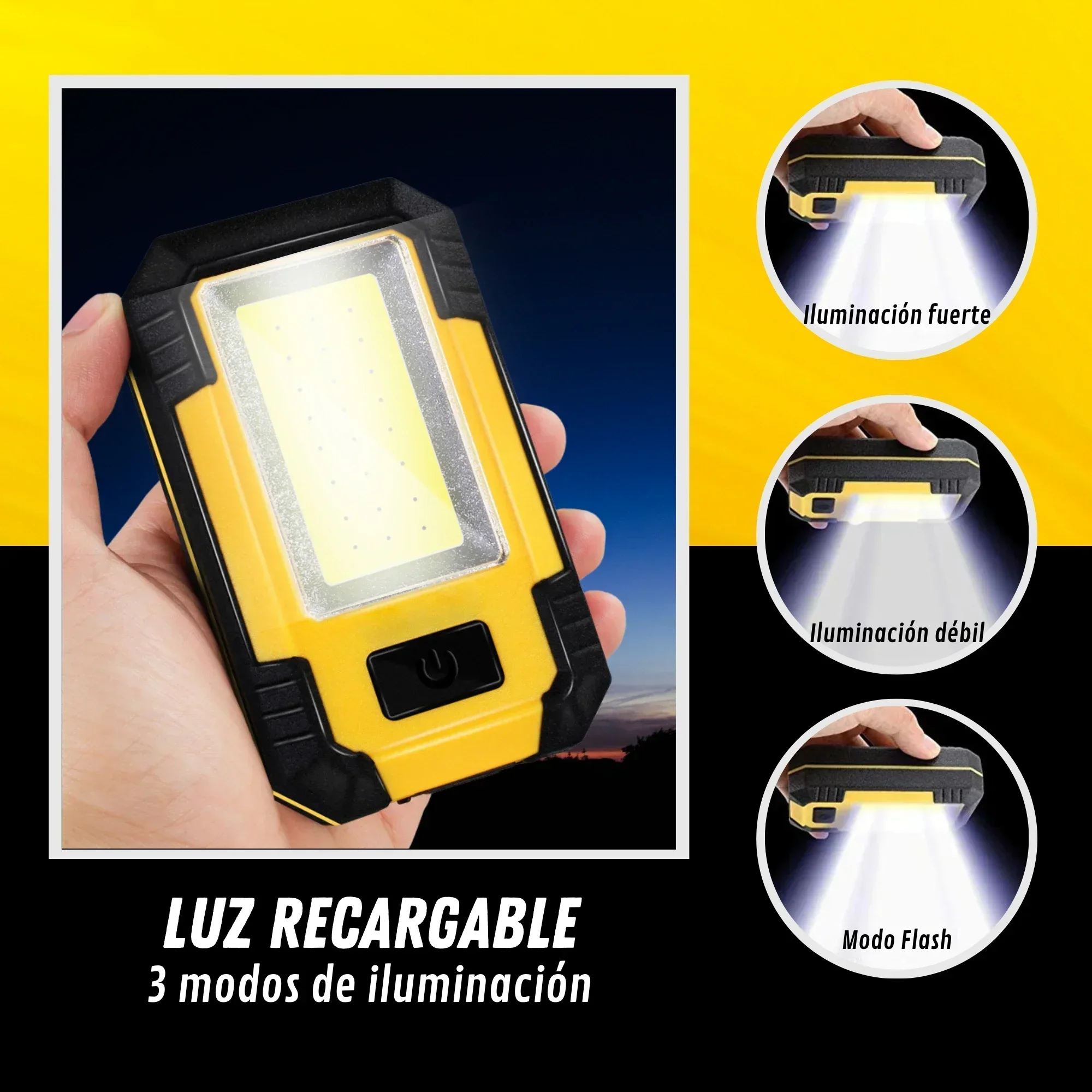 Oplaadbare 4000mAh werklamp, s - Outdoor Camping Decor recensie en prijs