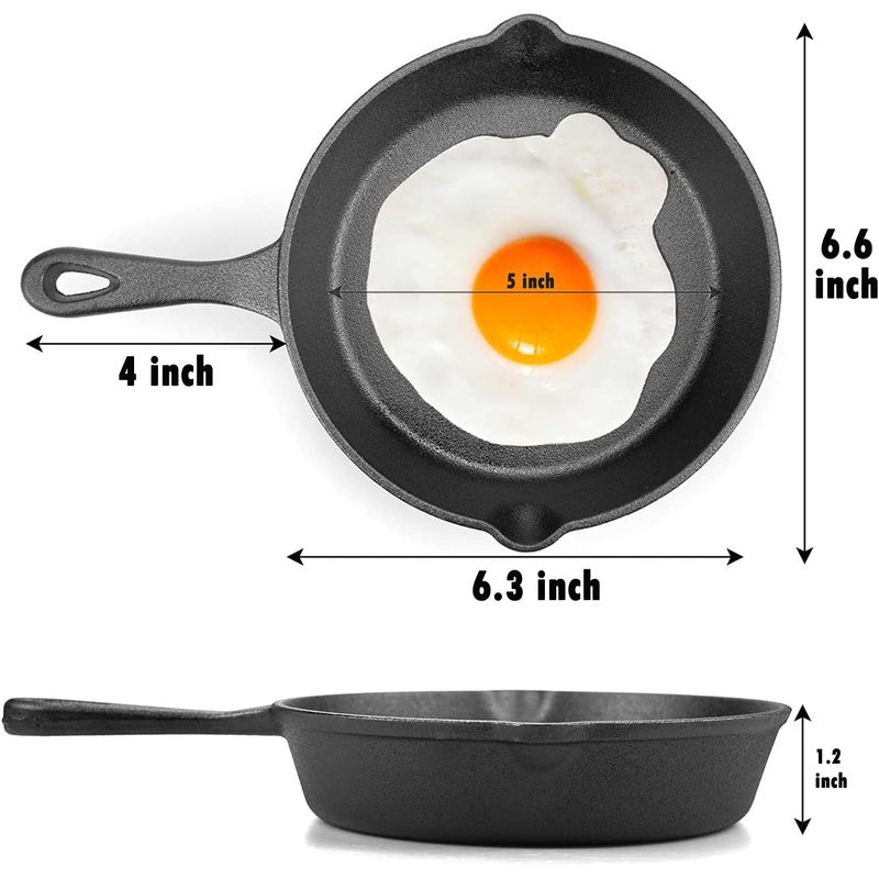 6 inch gietijzeren koekenpan,  - Outdoor Camping Oven recensie en prijs