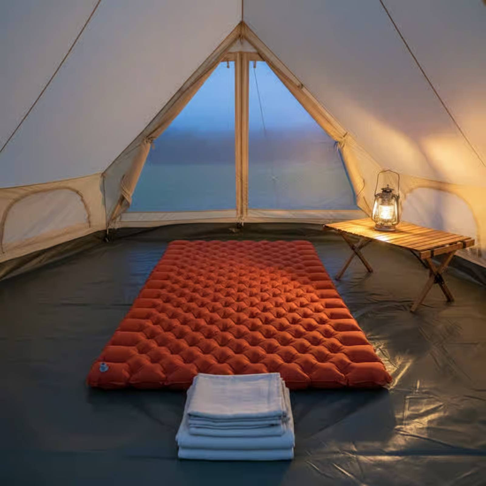 Opblaasbare campingmat Nylon T - Outdoor Camping Mat Waterproof recensie en prijs
