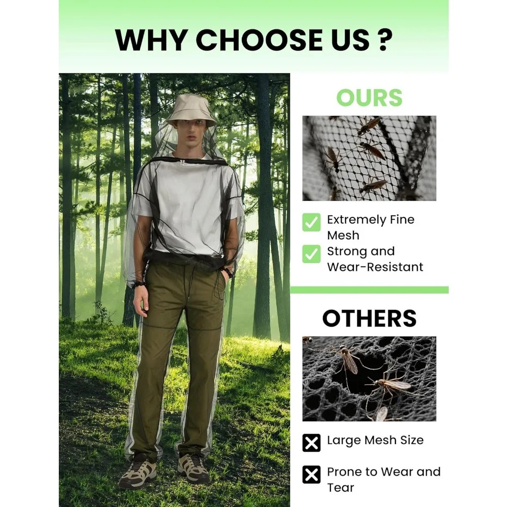 Outdoor muggenbeschermingspak  - Outdoor Camping Mosquito Net recensie en prijs