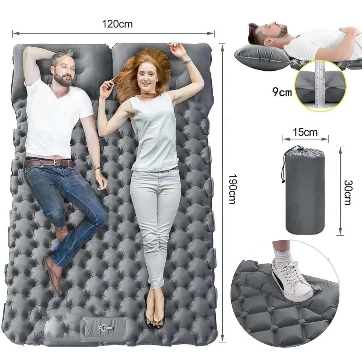 Enkel- en dubbel opblaasbaar l - Outdoor Camping Mat Waterproof recensie en prijs