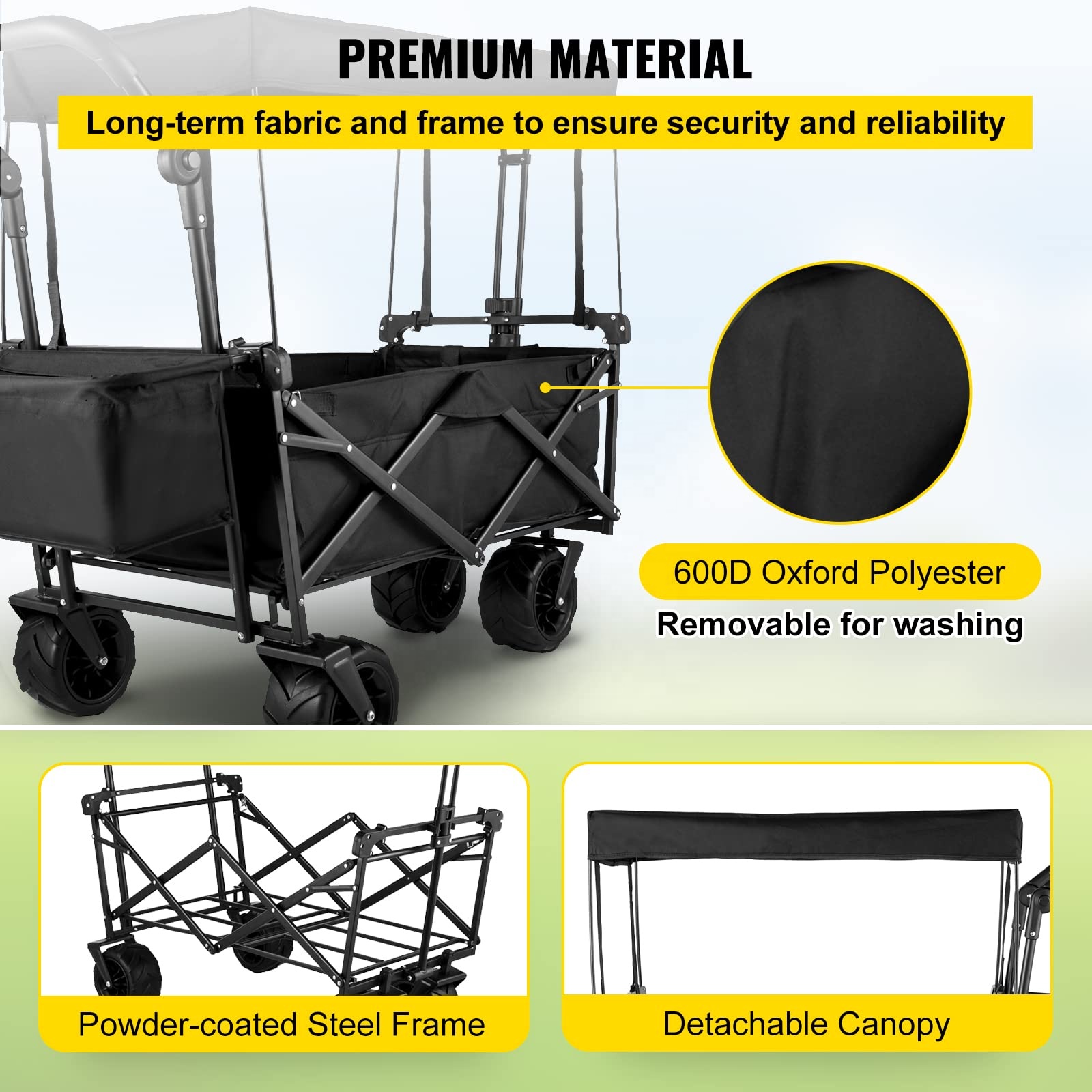 Vouwwagen voor buitenkamperen, - Outdoor Camping Wagon recensie en prijs