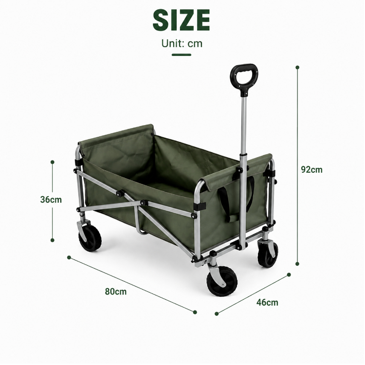 Grote capaciteit opvouwbare vo - Outdoor Camping Wagon recensie en prijs