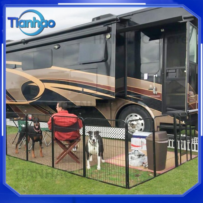 Hondenren voor binnen en buite - Outdoor Camping Dog Fence recensie en prijs