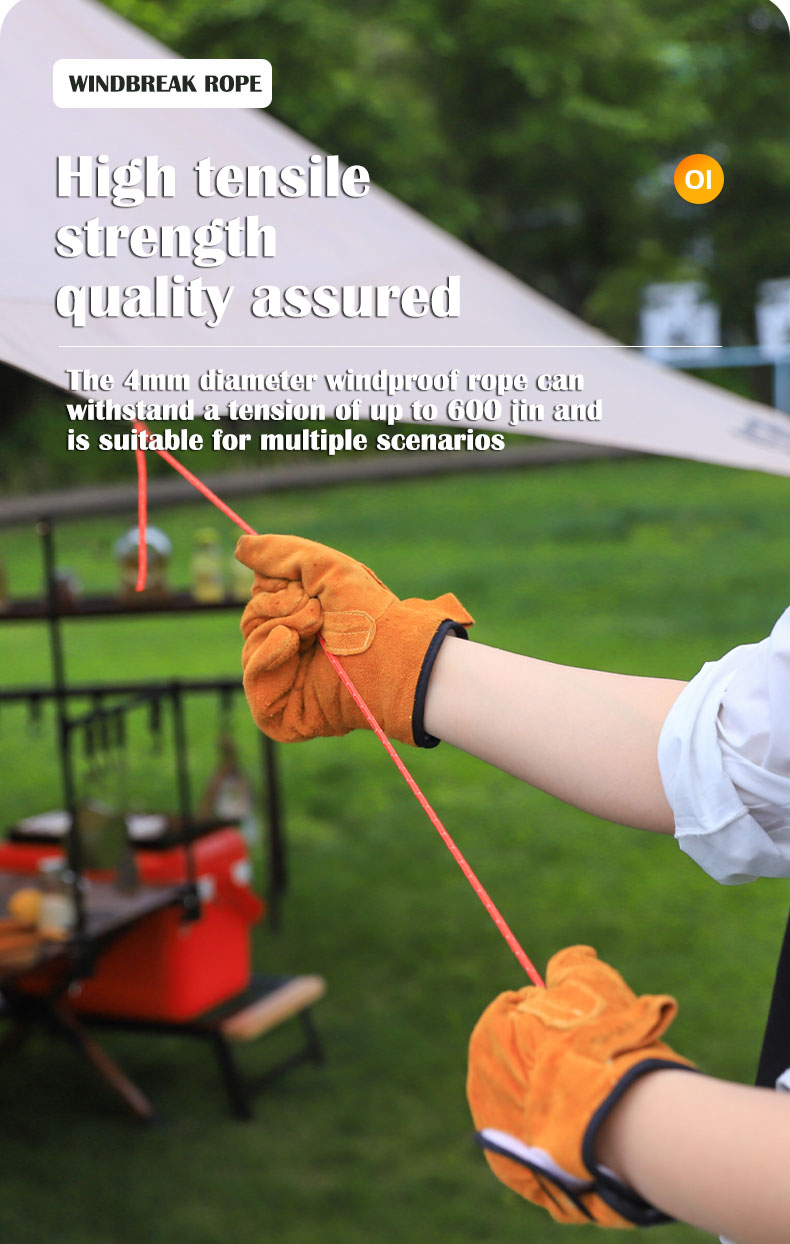 Tenttouwen 4 mm reflecterend k - Outdoor Camping Guy recensie en prijs