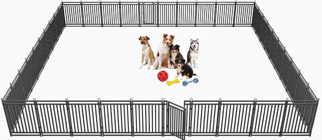 Hondenhek Buiten Binnen, 47 In - Outdoor Camping Dog Fence recensie en prijs