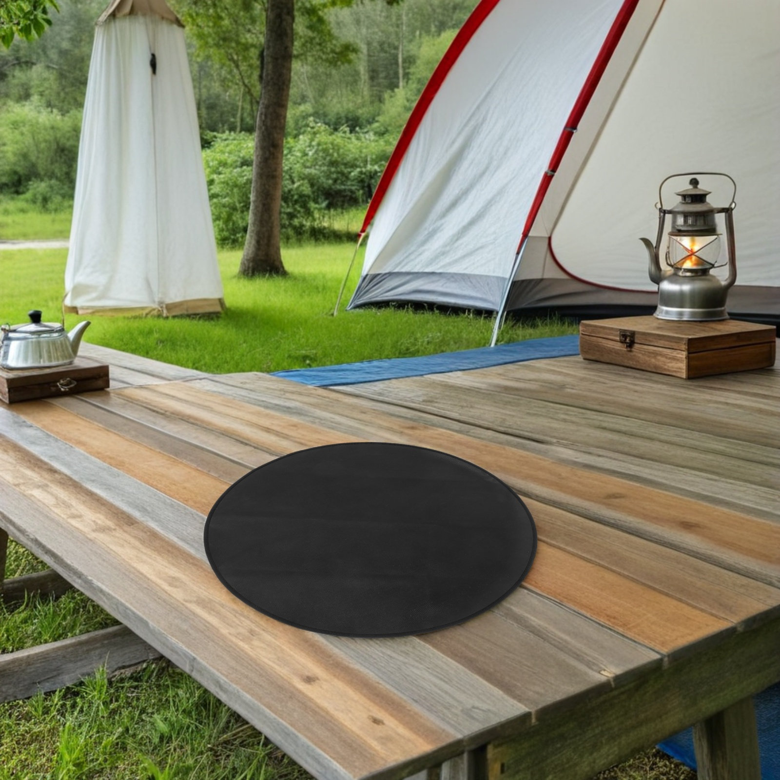 Ronde brandwerende BBQ-mat, hi - Outdoor Camping Mat Waterproof recensie en prijs