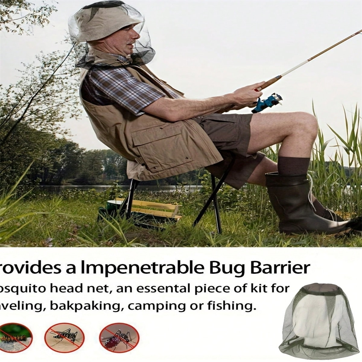 2PC Outdoor kamperen en wandel - Outdoor Camping Mosquito Net recensie en prijs