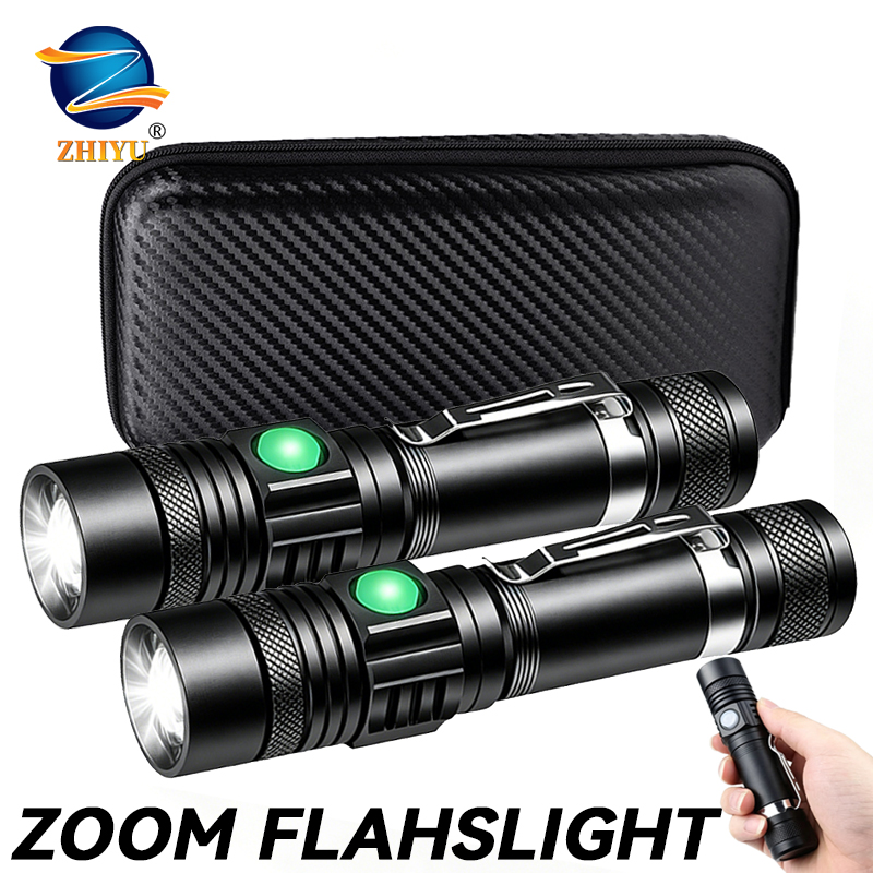 T6 LED oplaadbare zaklamp, 186 - Outdoor Camping Decor recensie en prijs