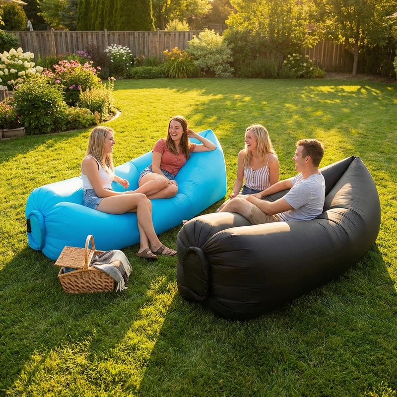 Draagbare opblaasbare bankligs - Outdoor Camping Couch recensie en prijs
