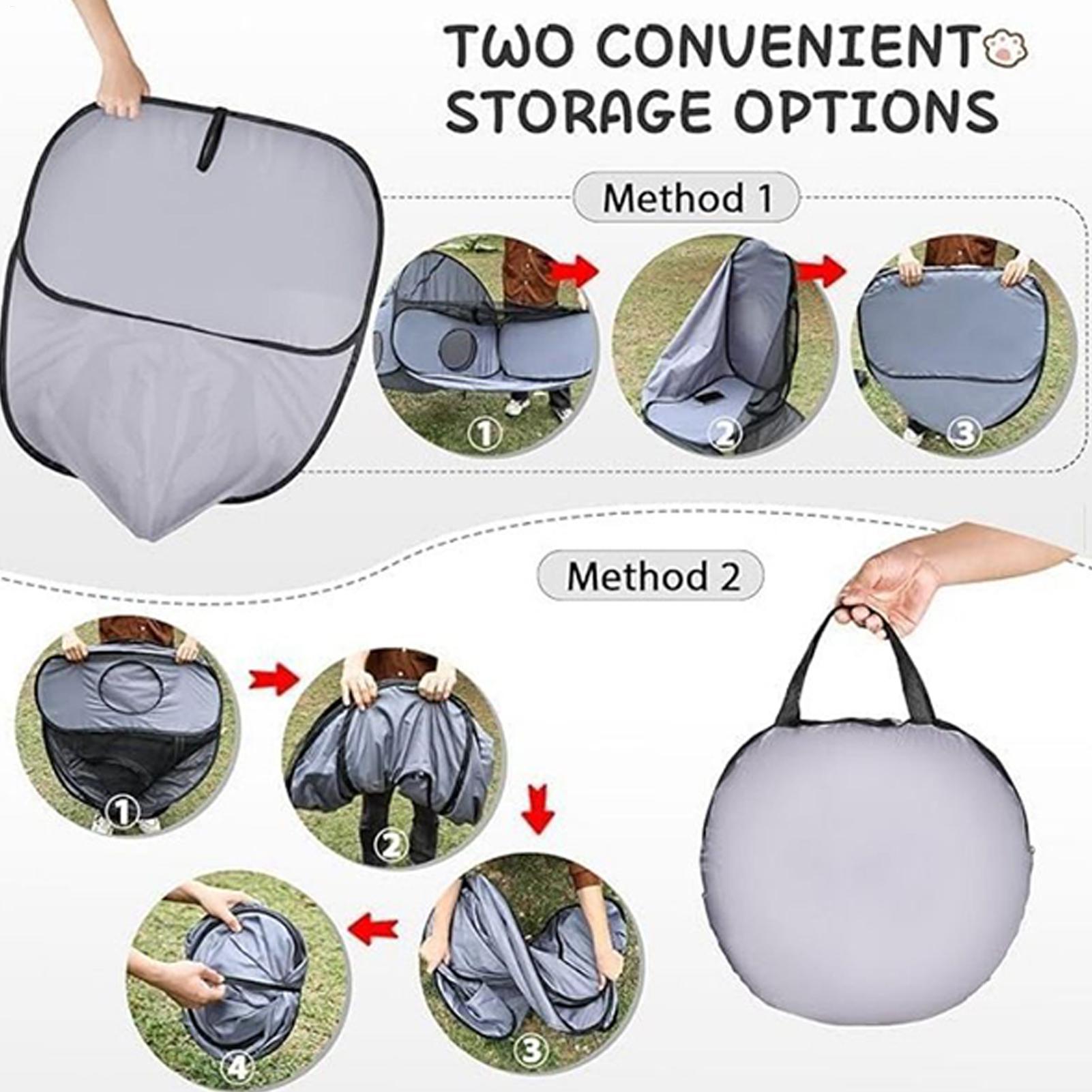 Hondenhek van 2025 met omringe - Outdoor Camping Dog Fence recensie en prijs